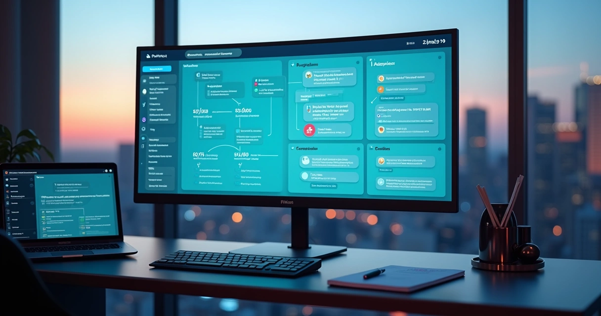 Painel com funil de follow-up B2B automático no LinkedIn